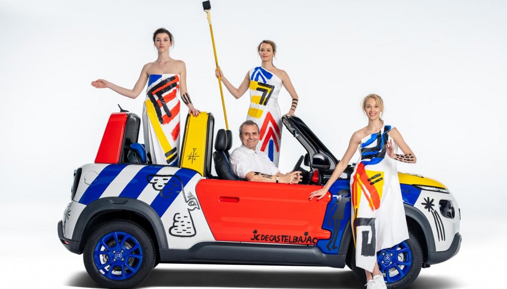 Art Car E-MEHARI by Jean-Charles de Castelbajac