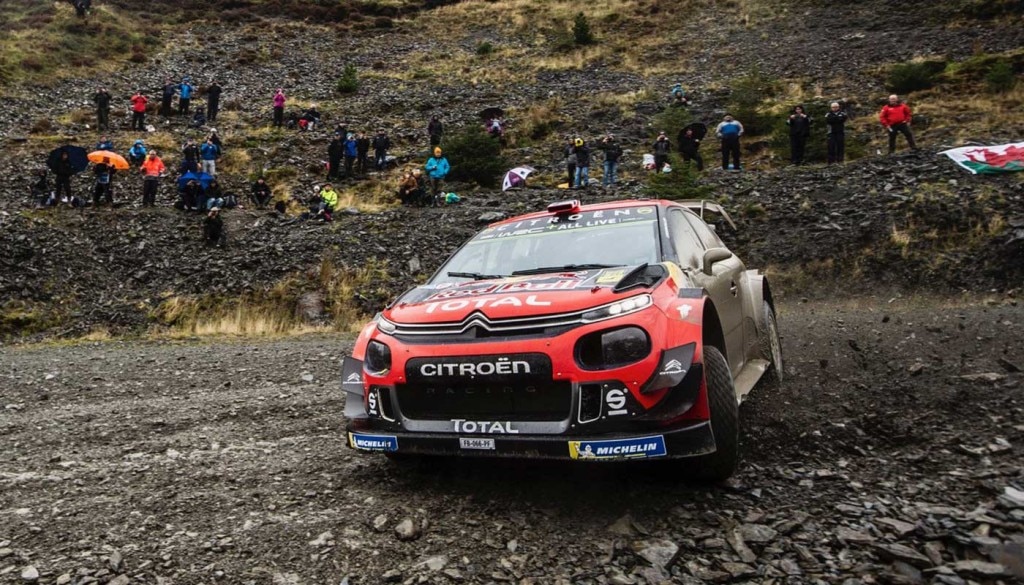 Wales Rally GB Podium for Citroën Racing C3 WRC and Sébastien Ogier